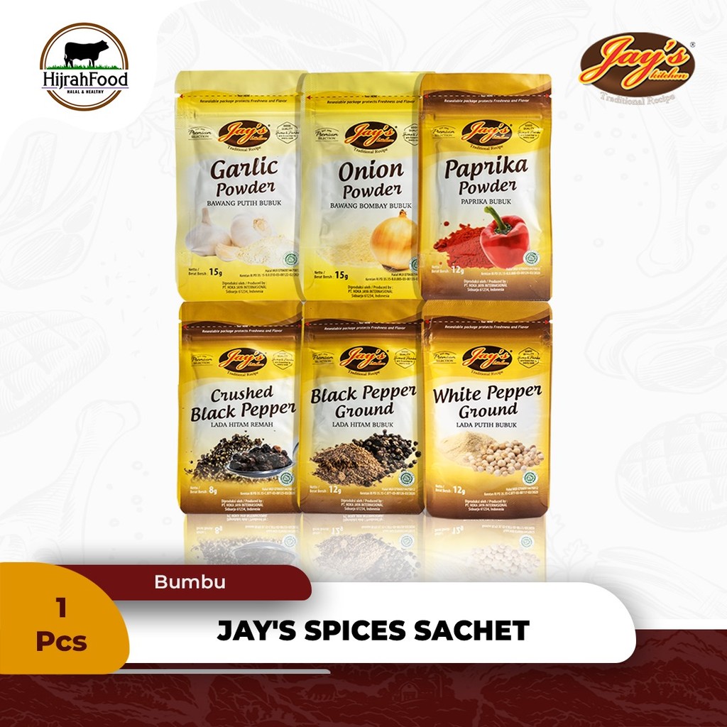 

Hijrahfood Rawamangun - Jay's Kitchen Natural Dry Spices Zip Lock | Bumbu Rempah Alami