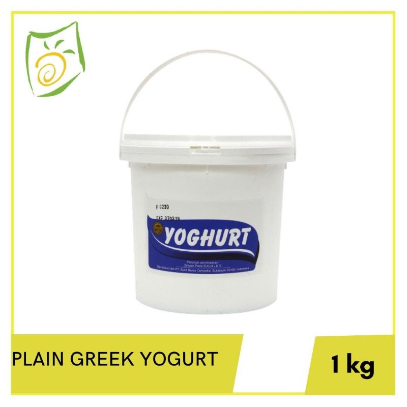 Baros Plain Yogurt 1Kg - Yogurt Plain