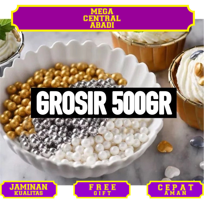 

Grosir 500gr White Silver Gold Shimmer Gold Black Pink Blue Multicolor Sprinkle Hiasan Kue Ultah