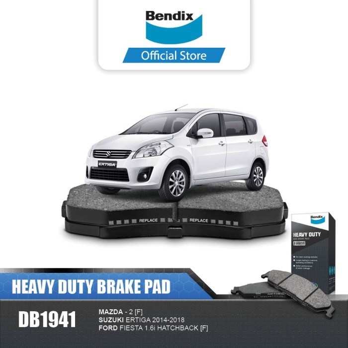 Bendix Kampas Rem Depan Brake Pad Mobil Suzuki Ertiga 2014-2016 DB1941HD