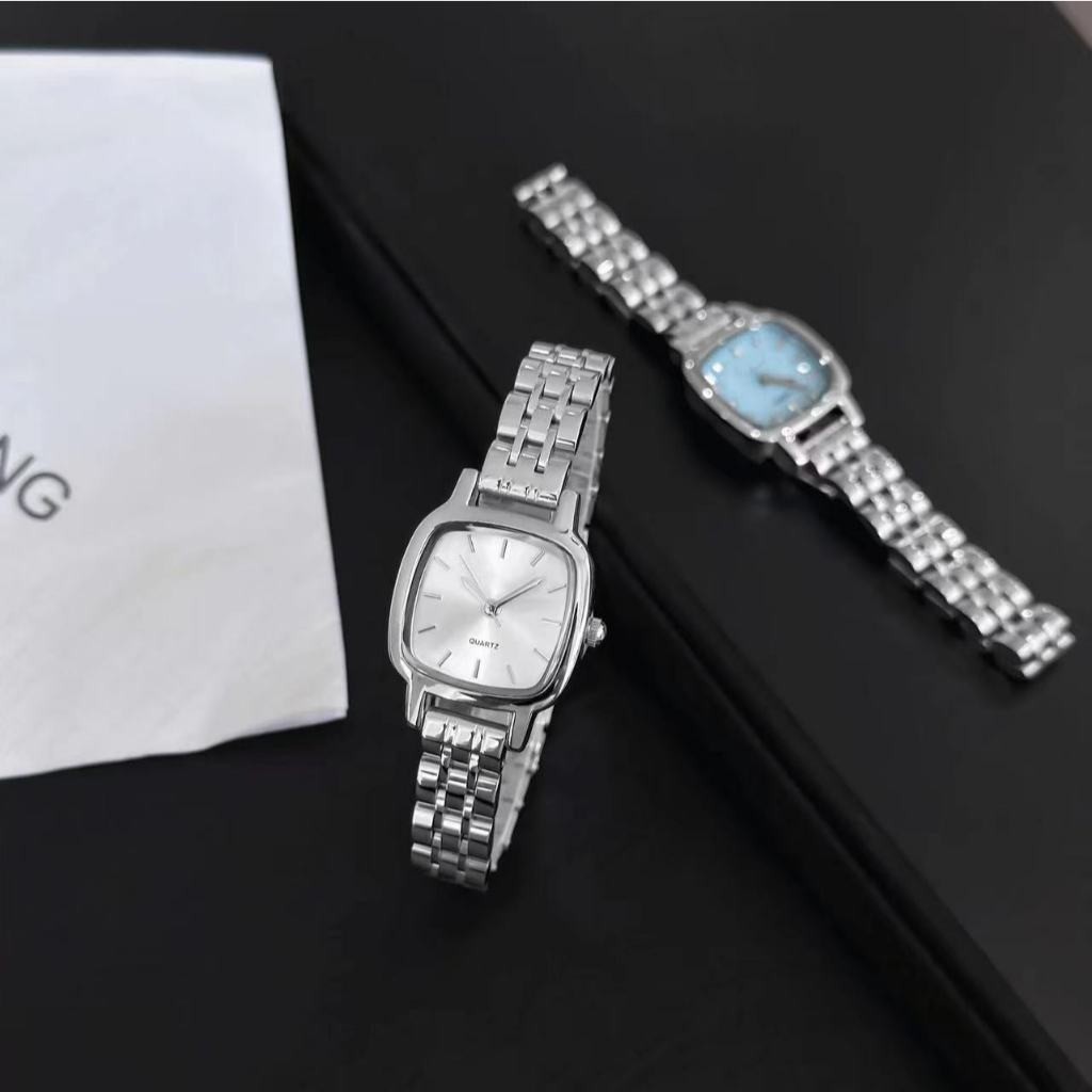 W163 Jam Tangan Wanita Rantai Orient COD - Silver