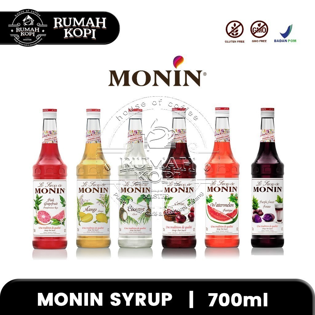 Monin Syrup / Sirup Monin All Varian Botol 700ml