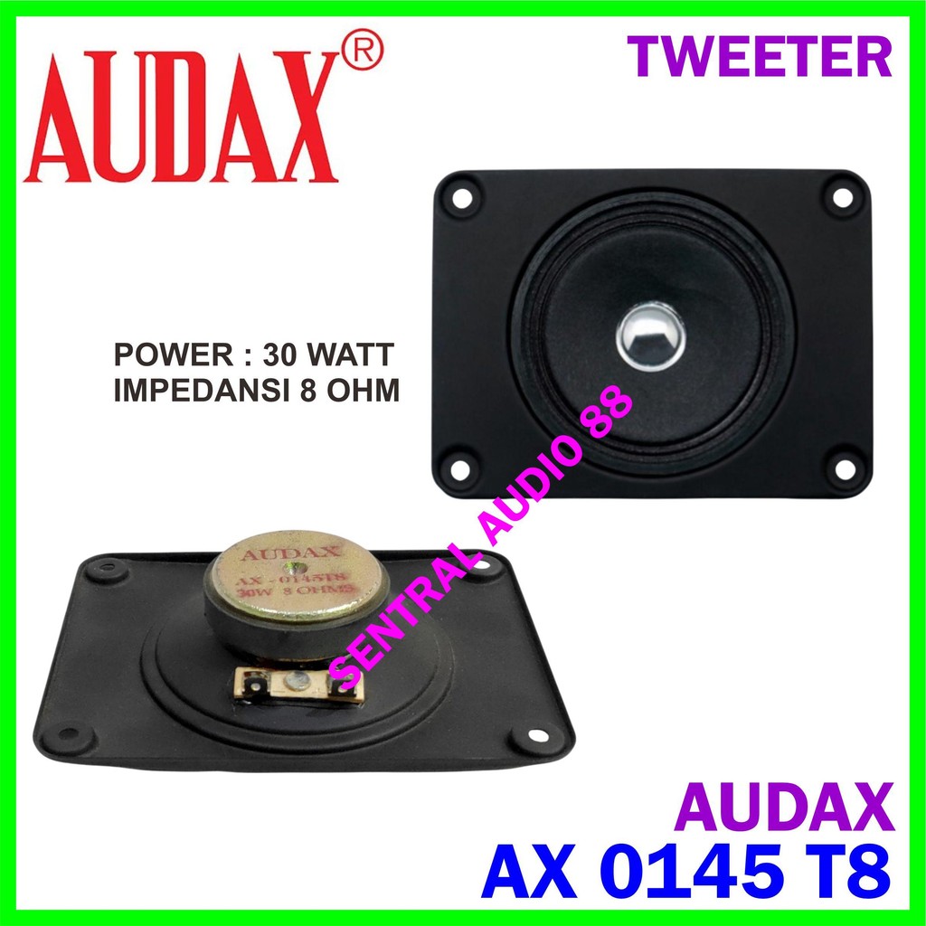 Tweeter Audax AX 0145 T8 Speaker Pasif AX0145 High Original