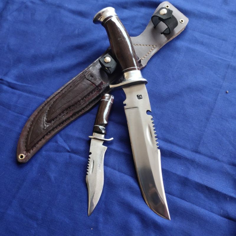 Pisau K0mando/Pisau Berburu/Pisau Hunting/Baja per/asli cibatu