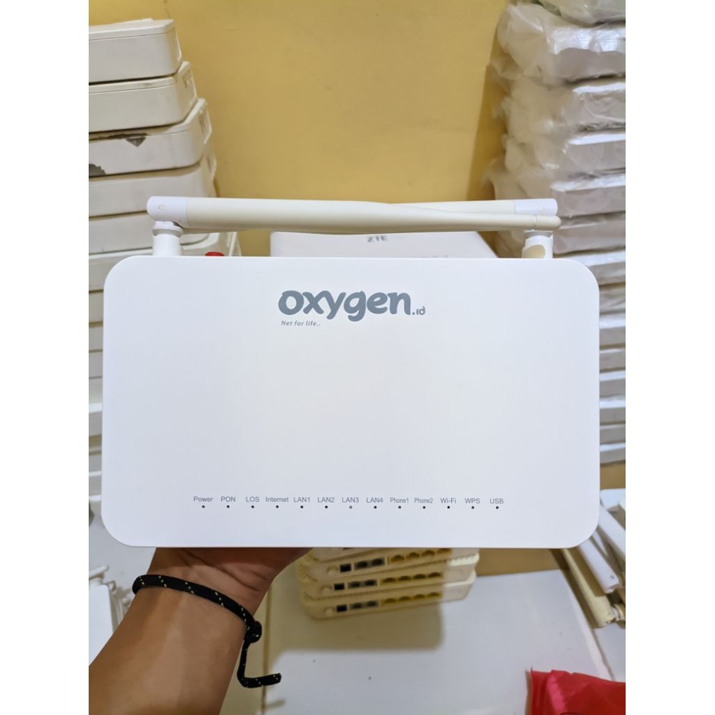 Modem ZTE F609 V3 Port Hijau Unit Saja