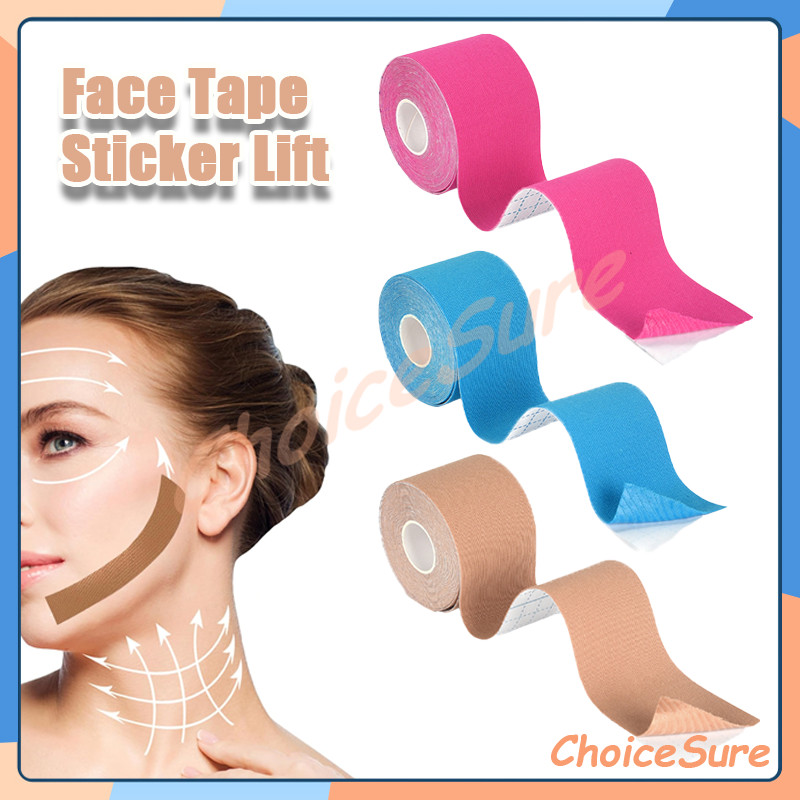 Face Tape Sticker Lift/Pita Pengencang Wajah Anti Kerutan Instant Face Lift/Face Tape Facial Myofasc