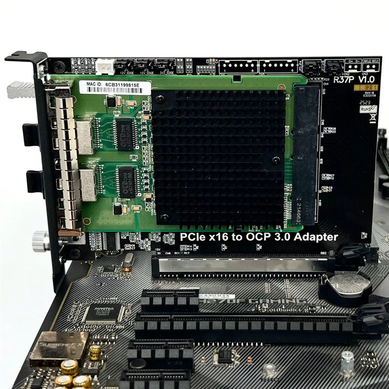 External Chassis OCP NIC 3.0 Pcie X16 Expansion Card Supports Pcie 4.0 X16 To Gen-Z 4C+ /SFF-TA-1002