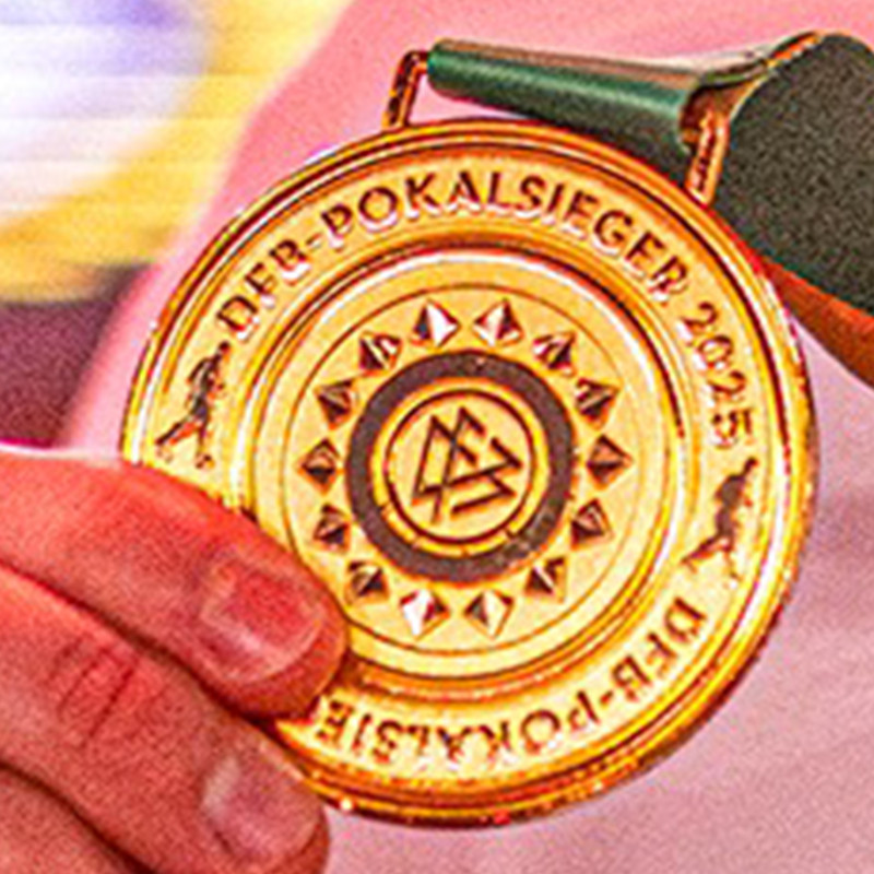 NEW 202-2025 DFB-Pokal Final Champions Medals The RB LEIPZIG Champions Medal Metal Medals Fan Souven