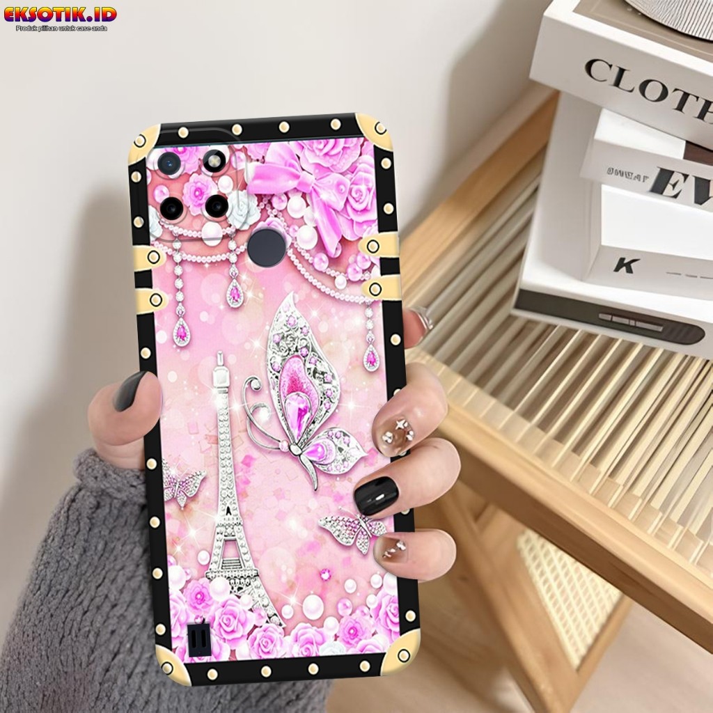Case REALME C21Y C25Y-  Casing REALME C21Y C25Y - Case PARIS - Skin Handphone - Silikon REALME C21Y 