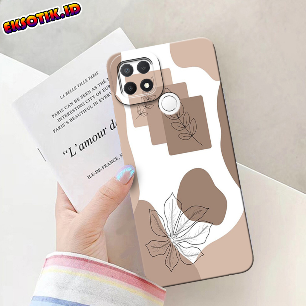 Case OPPO A15 -  Casing OPPO A15 - Case ABSTRAK - Skin Handphone - Silikon OPPO A15 - Cassing Hp - H