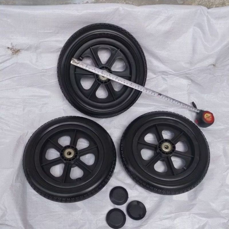 Roda ukuran 12 VELG  + ban mati kursi roda termurah