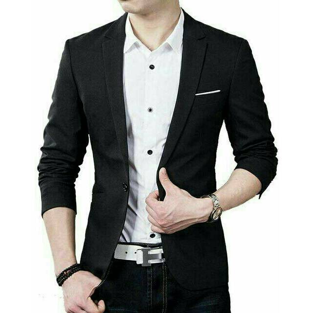 Blazer zaraman bahan katun strech ada ukuran L XL XXL jas pria pakaian pria blazer hugo blazer malvi