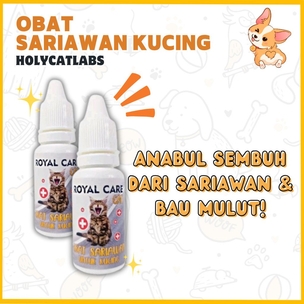 MAPLE Royal Care Obat Sariawan & Bau Mulut Kucing 10 ML | Obat Tetes Sariawan Kucing