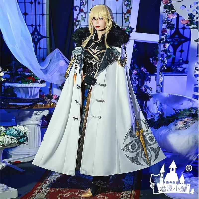 Game Genshin Impact Fatui Traveler Lumine Doujin Cosplay Costume Lumine Cosplay Costume Halloween Un