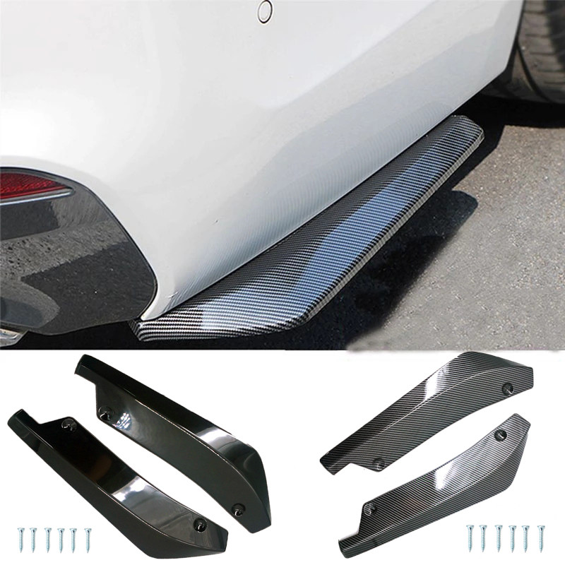 Car Front Rear Bumper Strip Lip Spoiler ffuser Splitter for Mercedes Benz W205 W203 A/B/C/E/S/GLC/GL