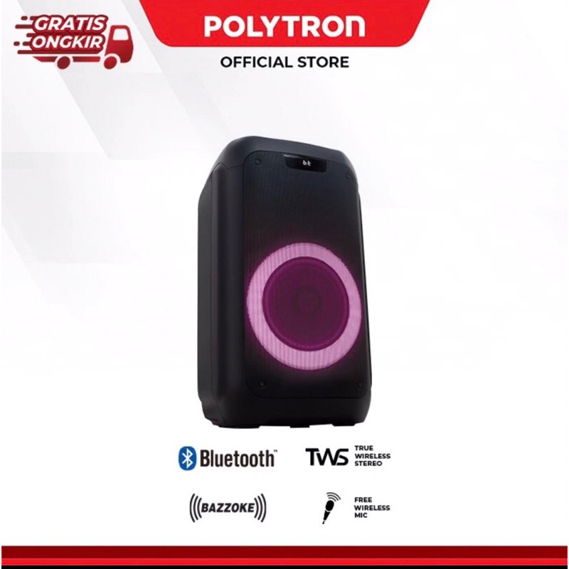Polytron Party Speaker Portable Karaoke - PPS 8L12