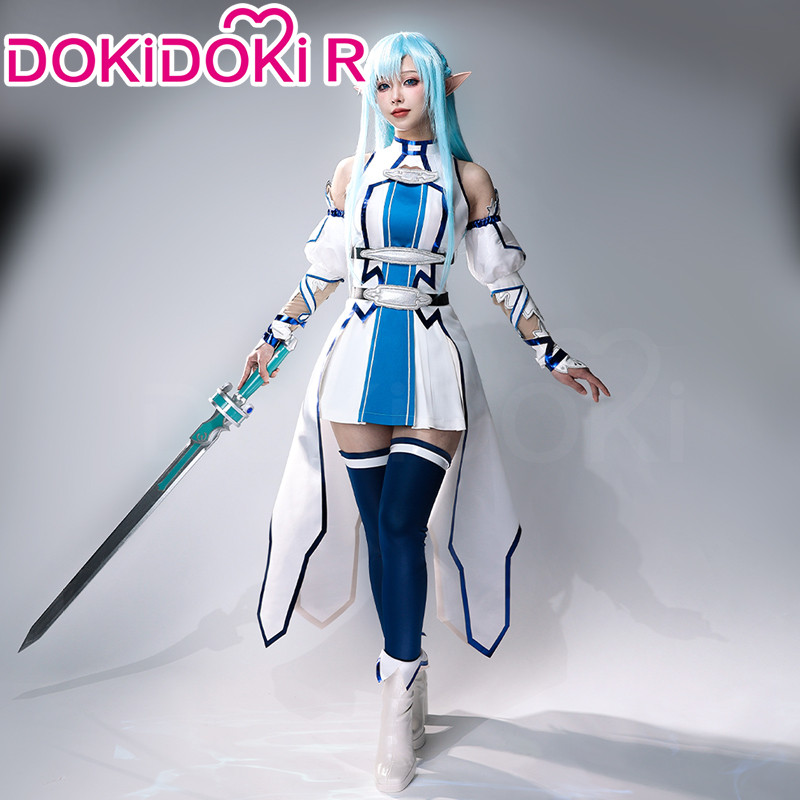 Yuuki Asuna Cosplay Costume Anime Sword Art Online Cosplay DokiDoki-R Women Costume Undine Healer Yu
