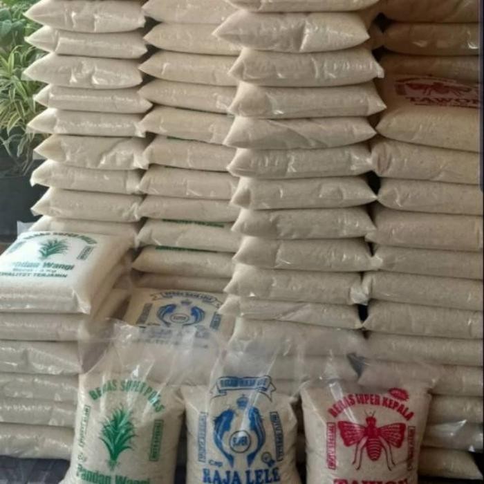 beras kemasan 3kg plastik / beras zakat /beras putih - CA 3kg