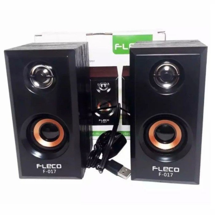 FLECO Fleco Speaker Komputer F017 Speaker Pc Laptop Hp Super Bass