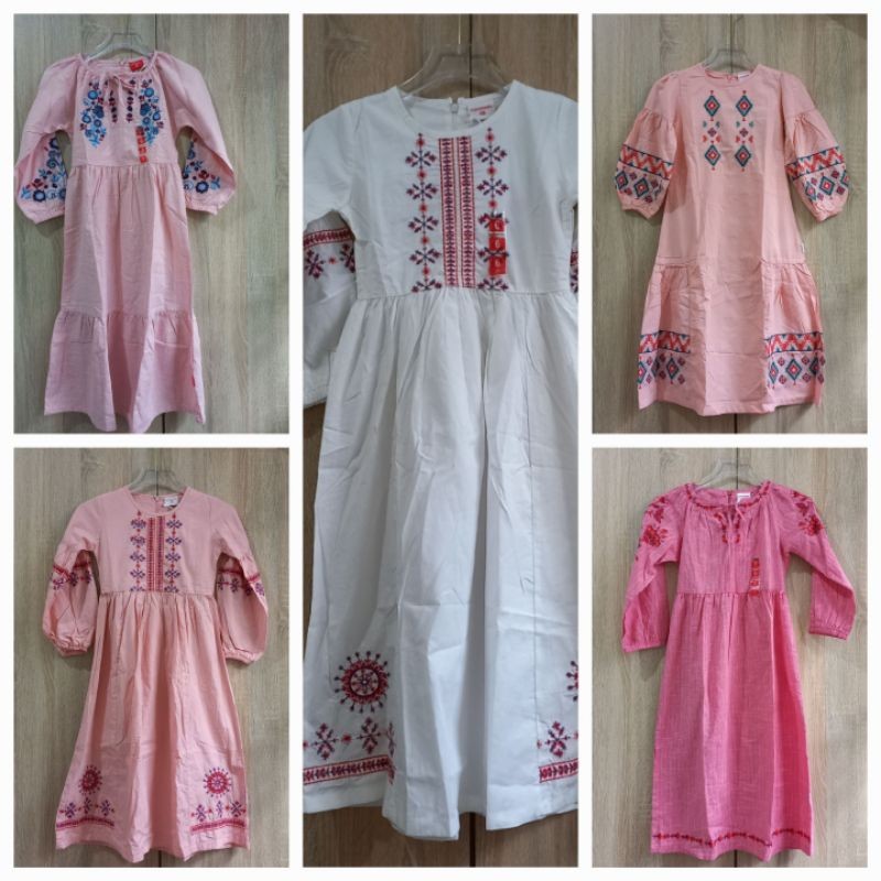 DIKASHOP Gamis Anak Perempuan Cool Girl Katun 4-12 Tahun