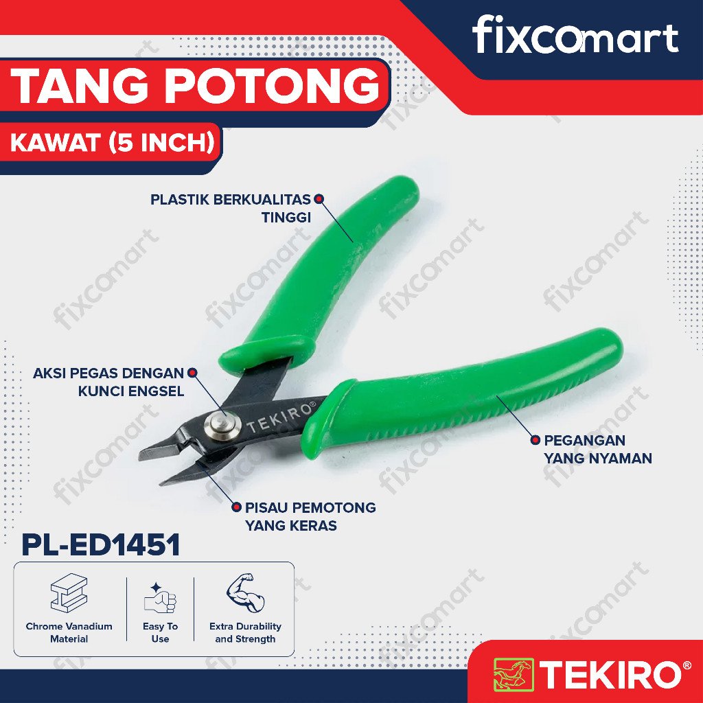 Tekiro Tang Potong Elektronik 5" / Tang Potong Kawat