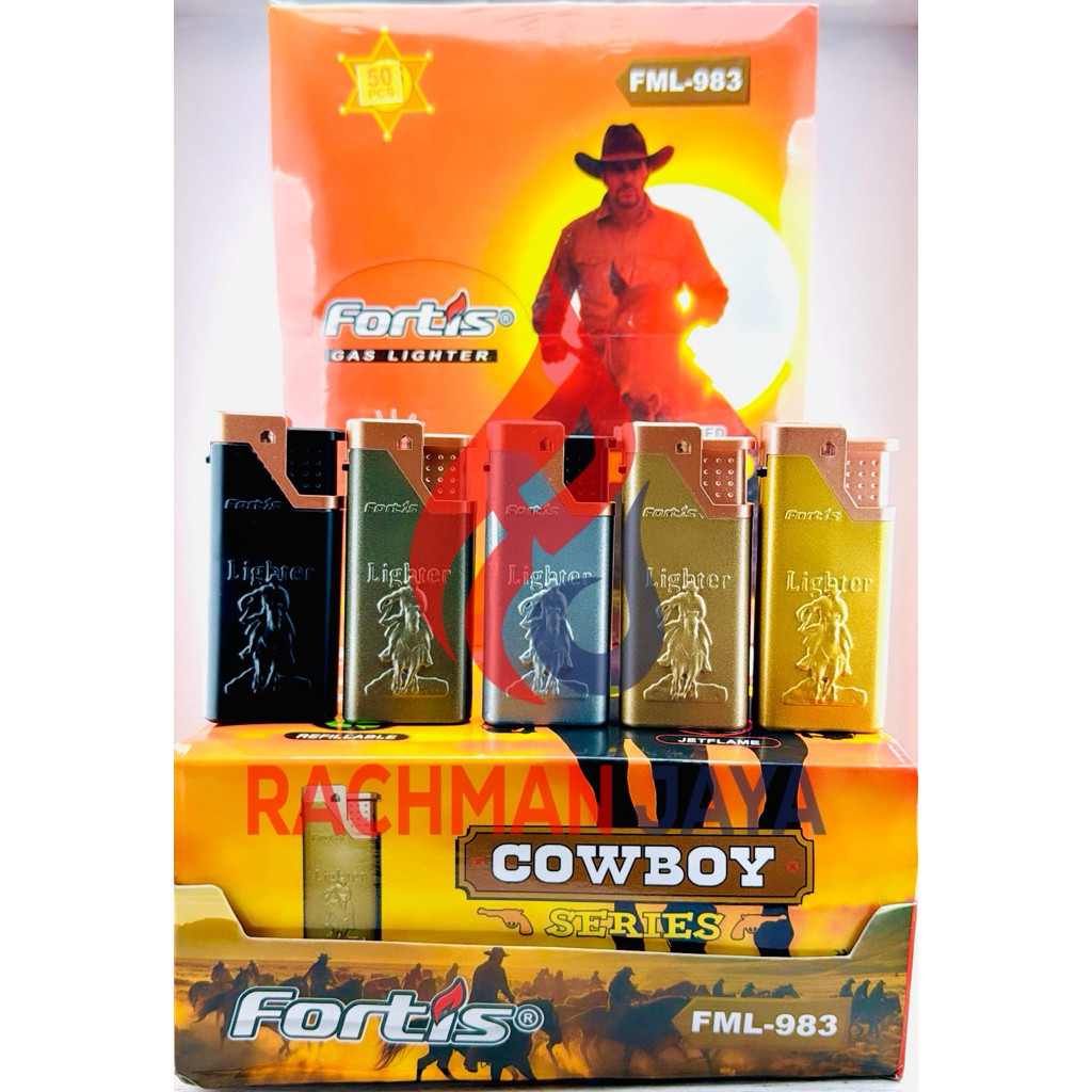 Korek Bara Las Bodi Besi Fortis FML 983 Cowboy Series