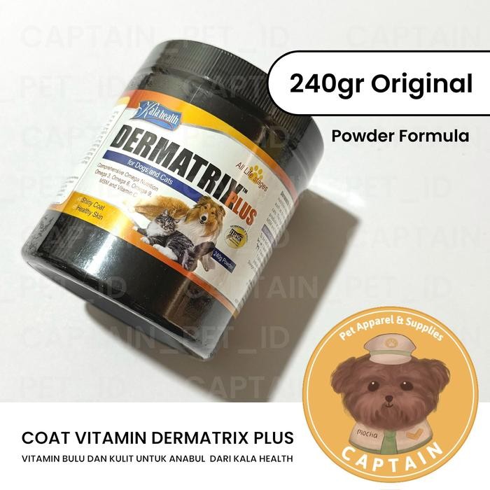 [YWZ]   DERMATRIX PLUS VITAMIN BULU ANJING KUCING SKIN AND COAT SUPPLEMENT POODLE BICHON