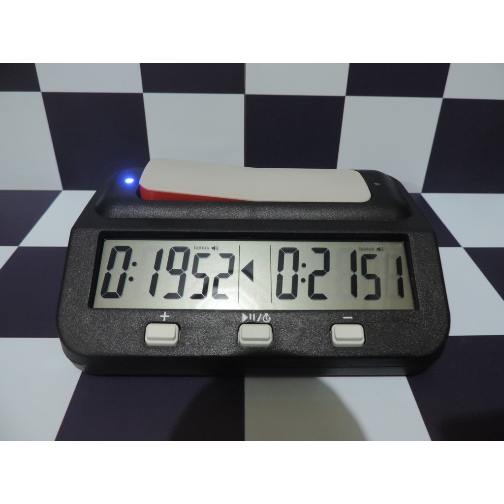 Timer Jam Catur Digital Standar Percasi dengan Lampu Indicator