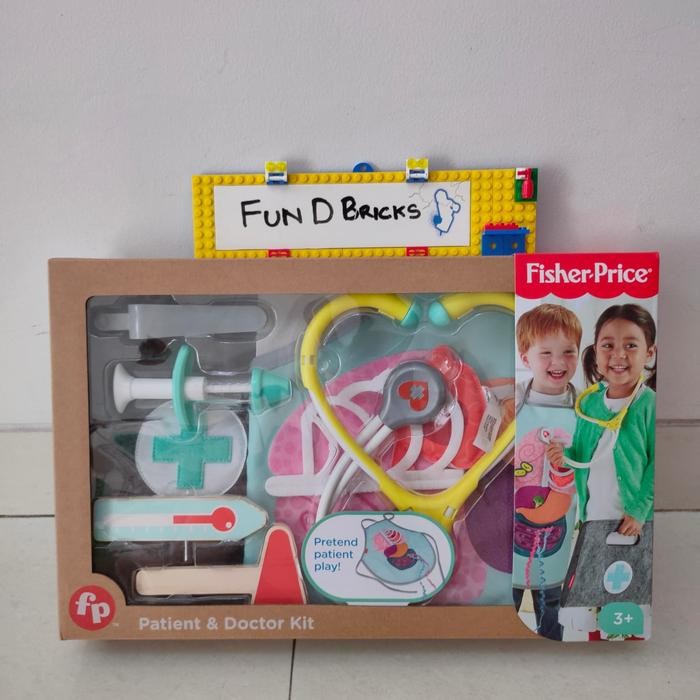 Mainan Anak Dokter Fisher Price Patient Doctor Kit Masker