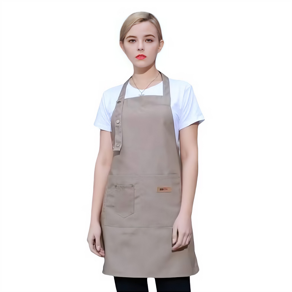 Apron Celemek Masak Style Pria Wanita Apron Barista Coffe Kedai Cafe