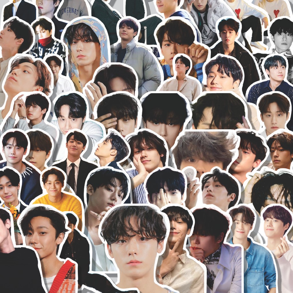 Stiker Cutting Pack Stiker Aktor Lee Dohyun Isi 100Pcs Series Aesthetic Lucu Keren Untuk Koper Bahan