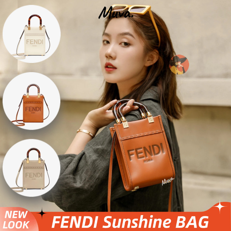 Tas wanita FENDI Sunshine Mini Tote Bag