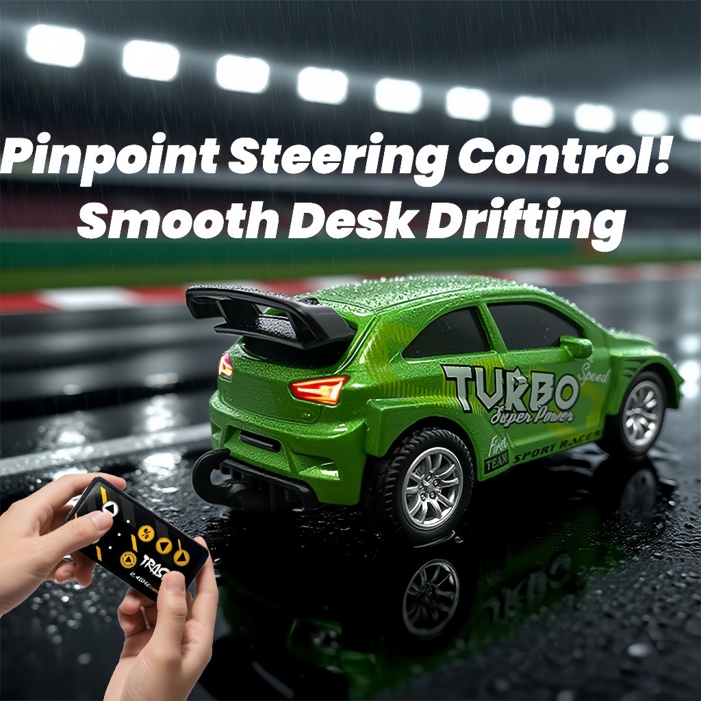 Mobil RC Drift 1:64 Mobil RC Mini Alloy Model Mobil RC Mini 2.4GHz Mobil RC Mini Realistis dengan Pe
