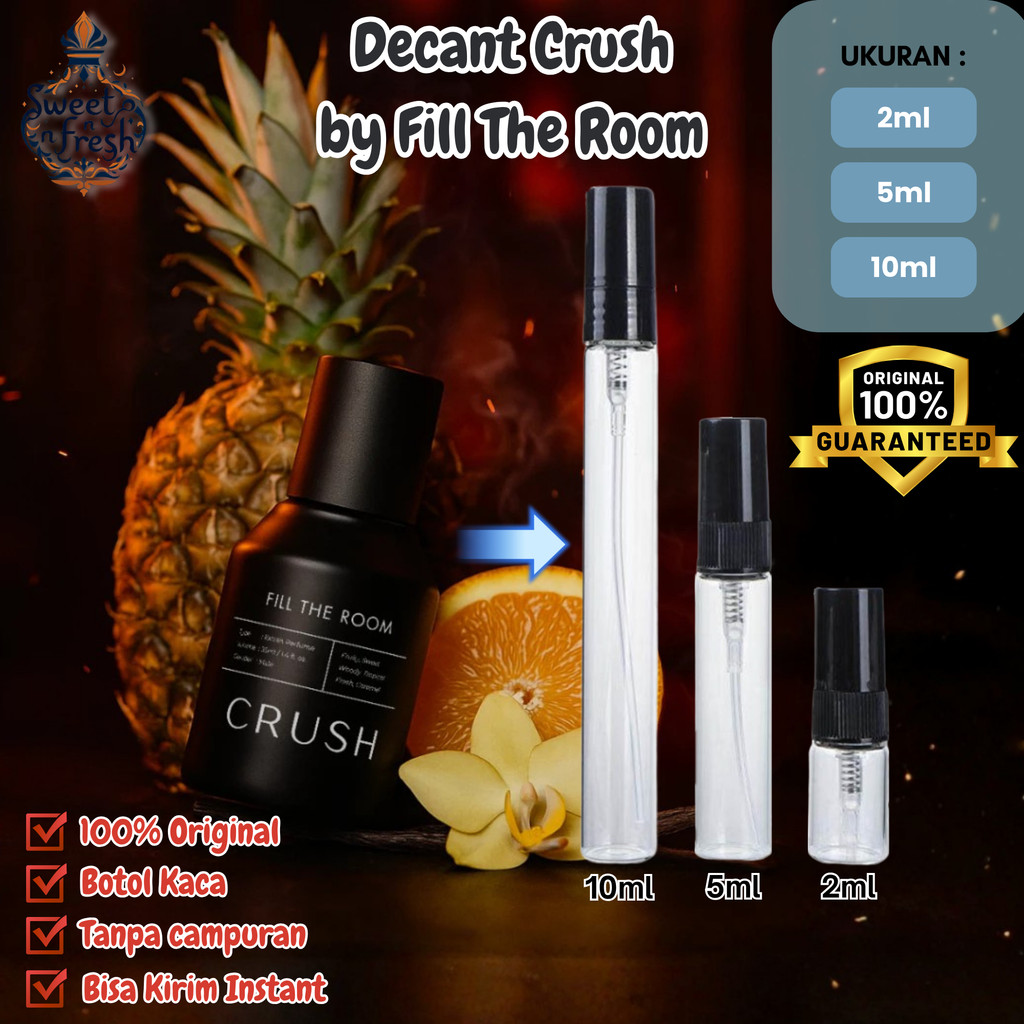 Decant Parfum FTR Crush EDP Parfum Pria Tahan Lama 100% Original