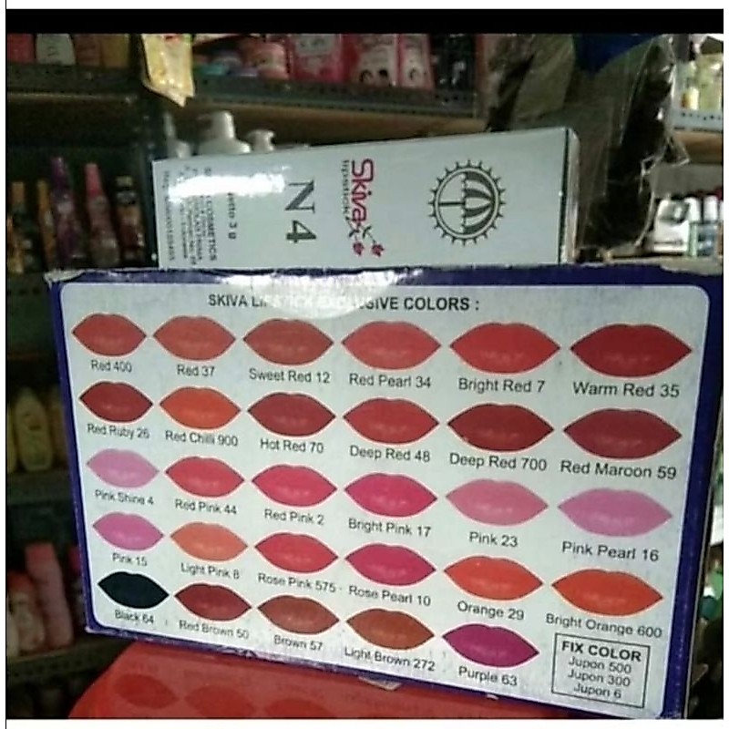 Lipstik skiva 1 kotak / 12 pcs