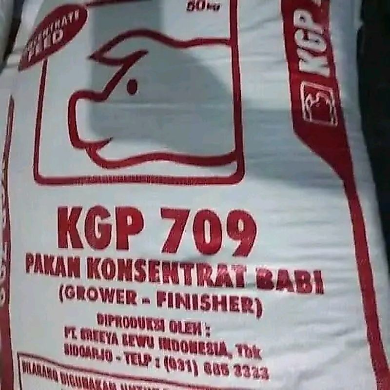 Sreeya KGP 709 KONSENTRAT BABI GROWER FINISHER PAKAN HEWAN TERNAK