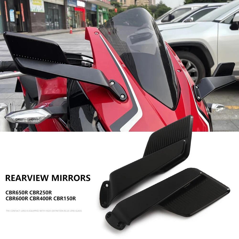 Kaca Spion Untuk Honda CBR650R CBR250R CBR600R CBR400R CBR150R Stealth Sport Winglet Mirror Adjustab