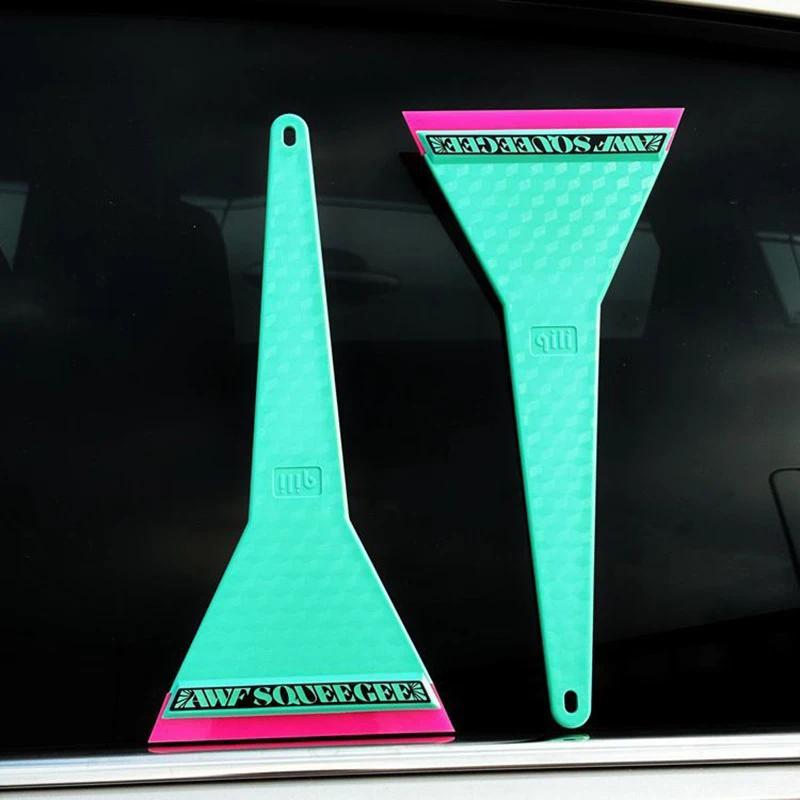 ALIWRAP Alat Pembersih Mobil, Squeegee Karet Panjang, Penghapus Air Kaca Spion, Alat Pembersih Kaca 