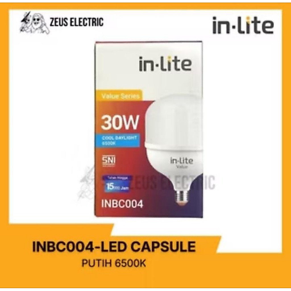 LAMPU LED IN-LITE / INLITE / IN LITE TABUNG CAPSULE 30 WATT 40 WATT 50 WATT