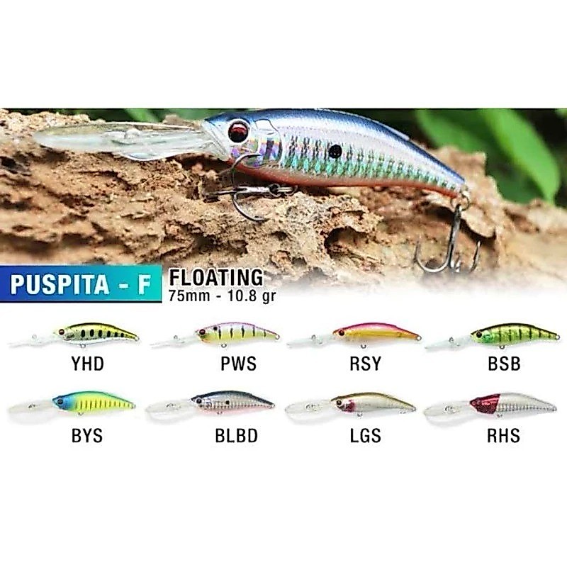 UMPAN LURE MINNOW RELIX NUSANTARA PUSPITA F FLOATING