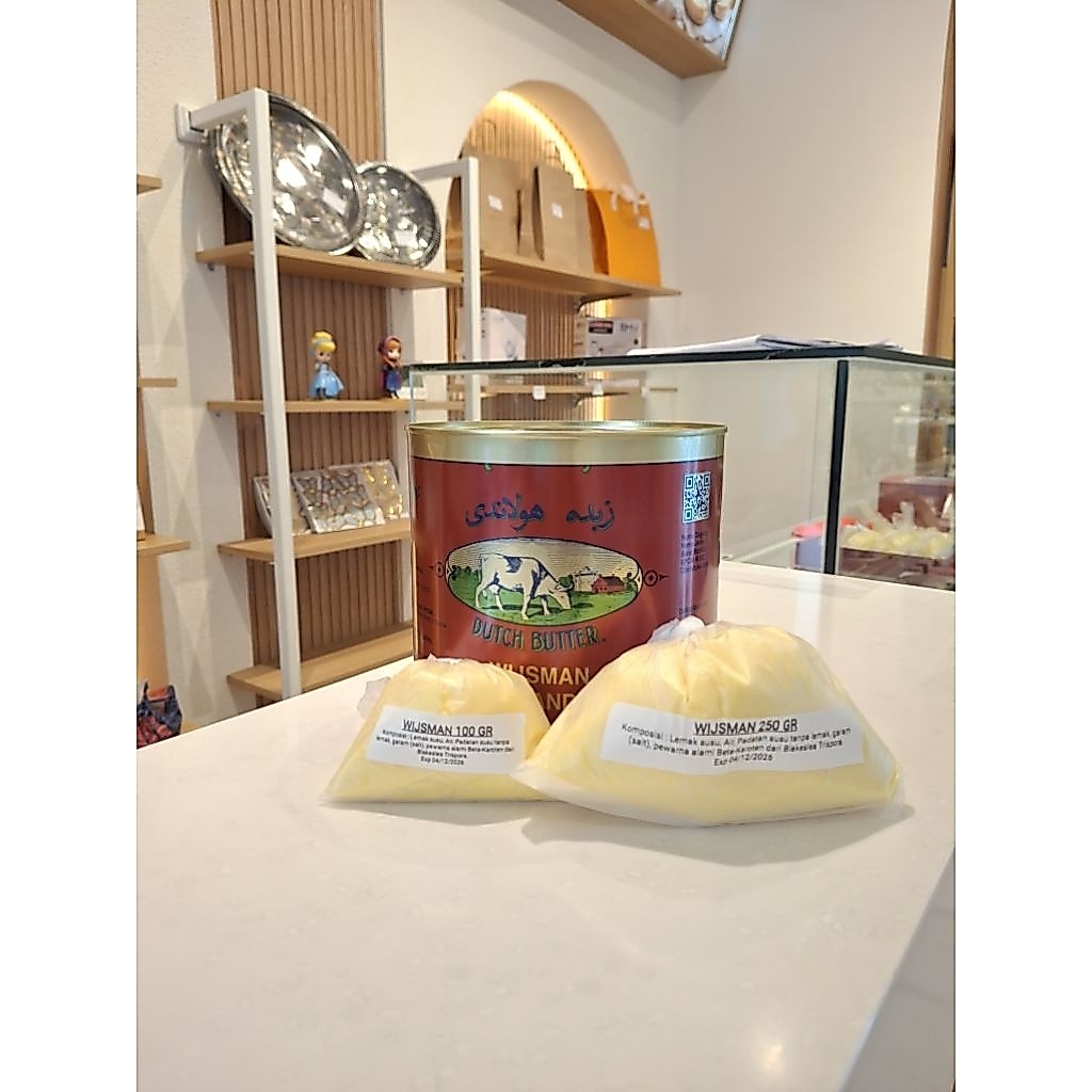 WIJSMAN BUTTER / MENTEGA WISMAN 100 GR & 250 GR / WISMAN KILOAN