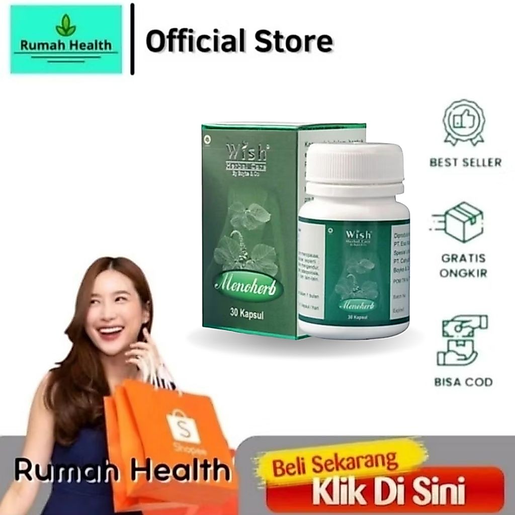 Menoherb Dokter Boyke Original Suplemen Herbal Atasi Menopause BPOM