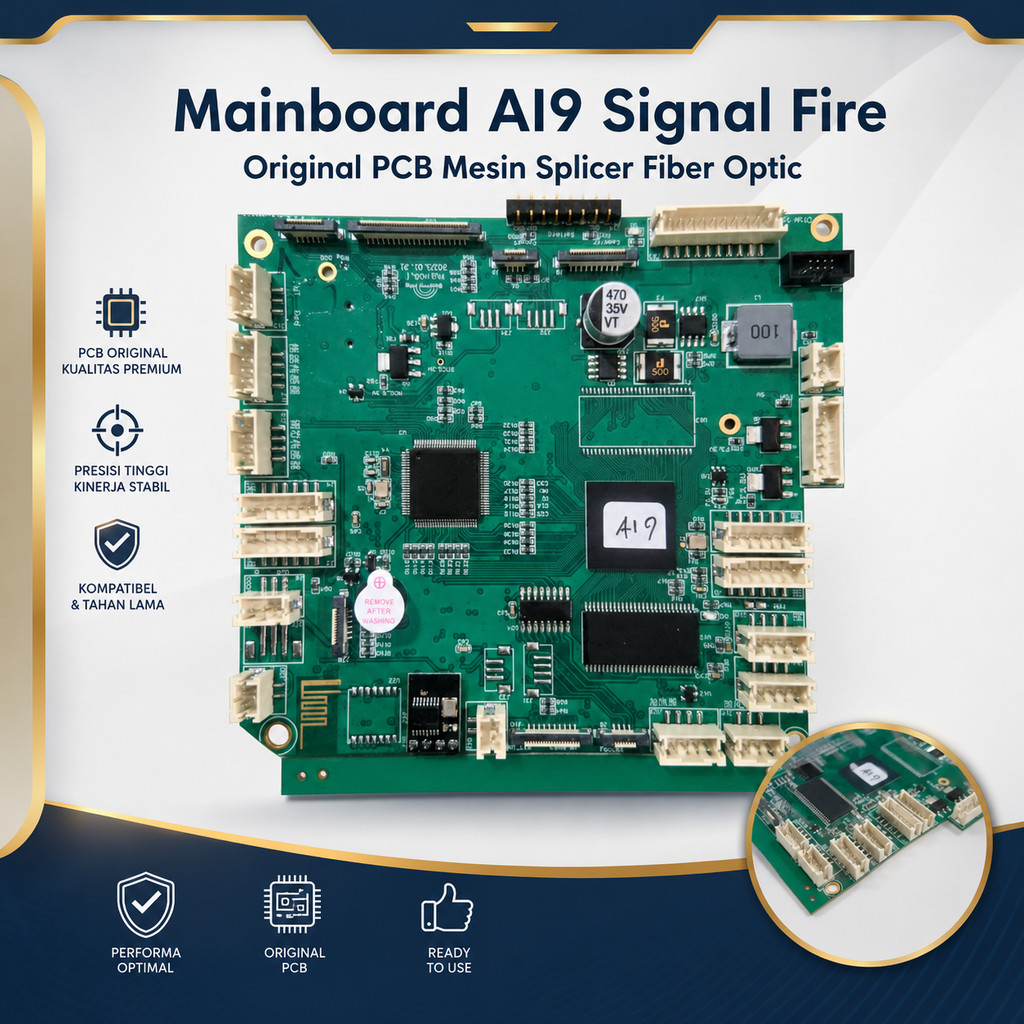 Mainboard Signal Fire AI-9 Old Model Sparepart Bekas Copotan Tested Berfungsi PCB Motherboard Fusion