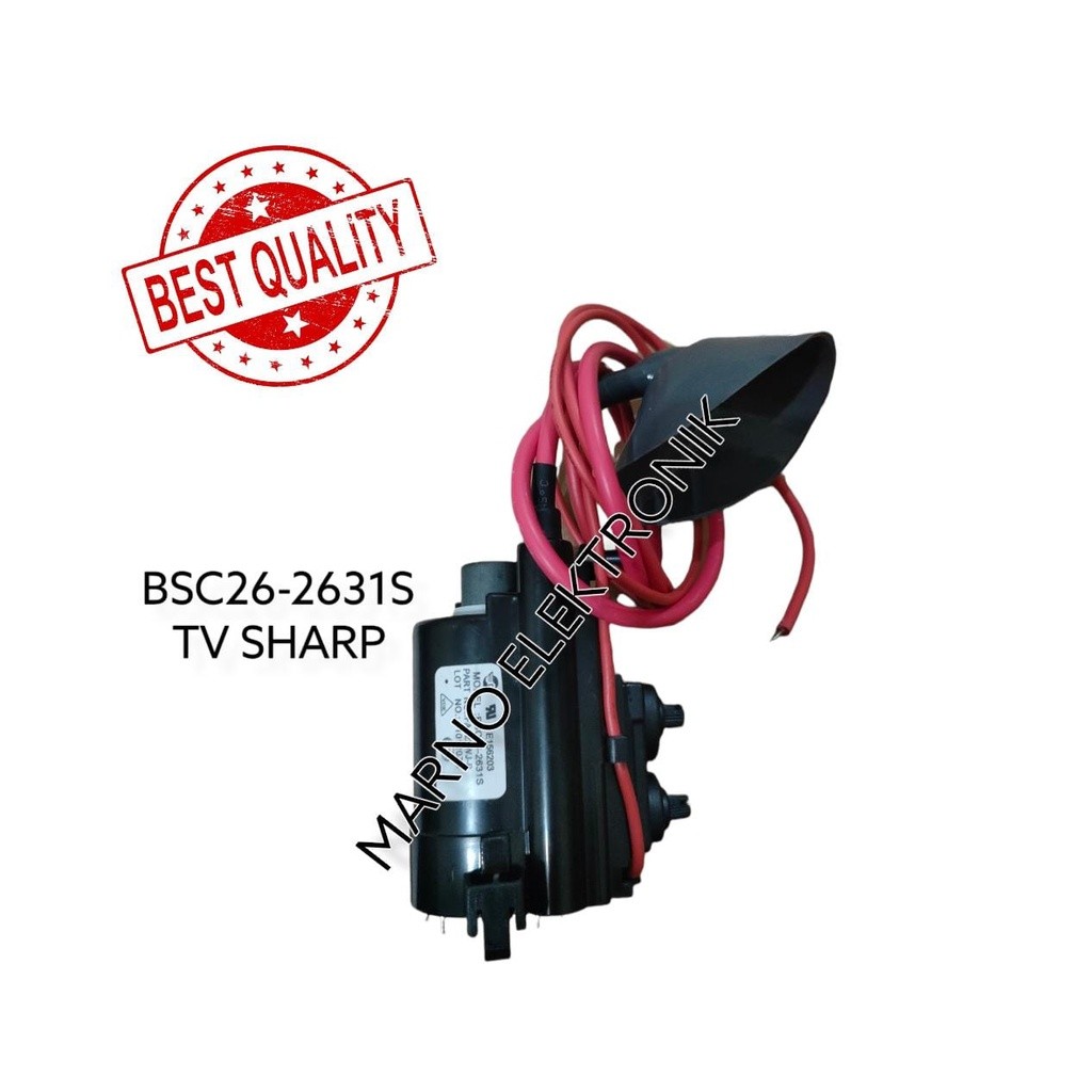 PLAYBACK TV SHARP BSC26-2631S FLYBACK BSC 26-2631S FBT BSC 26 2631S 2631 ORIGINAL ASLI     Berkualit
