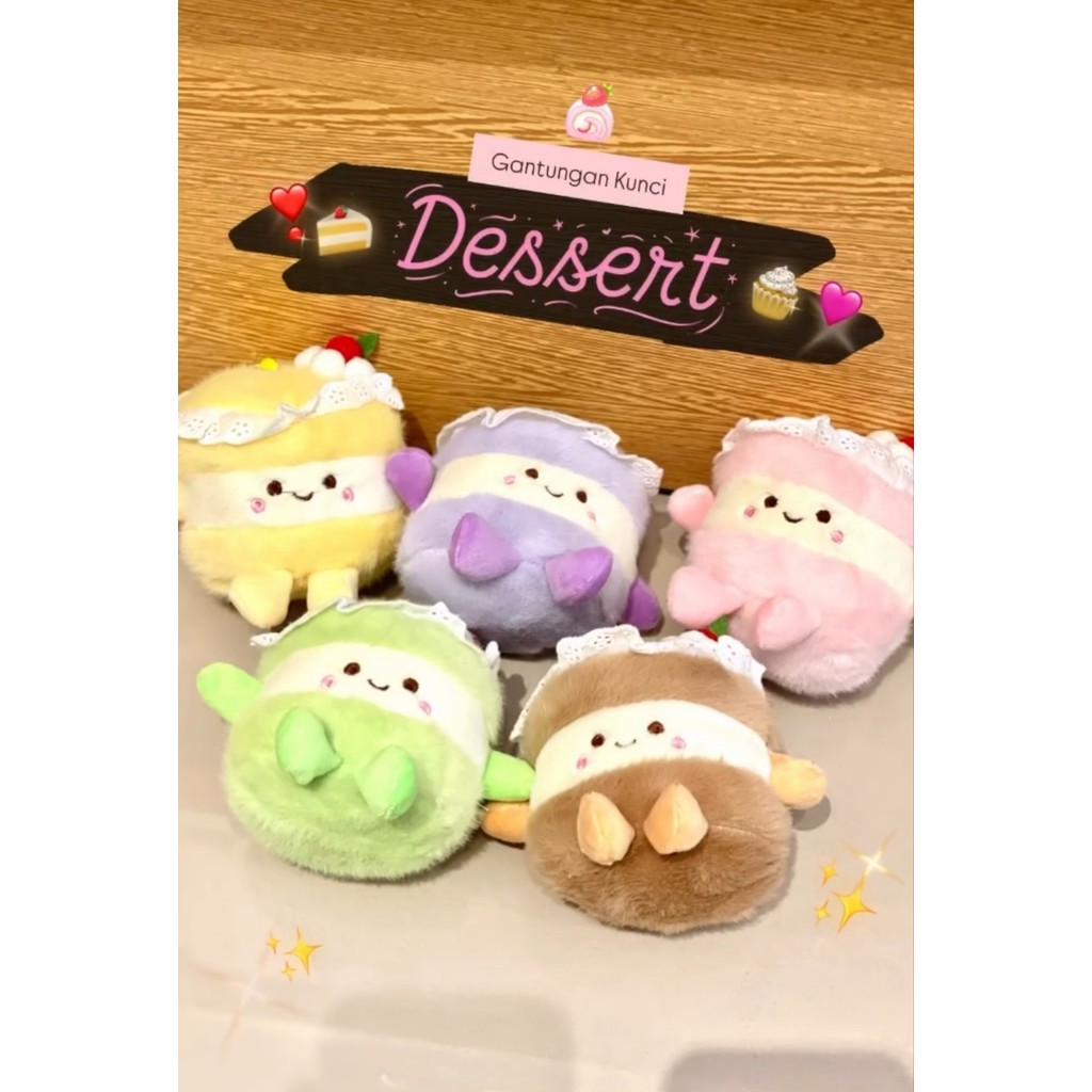 Gantungan Kunci Boneka Dessert Cake AW 0603268