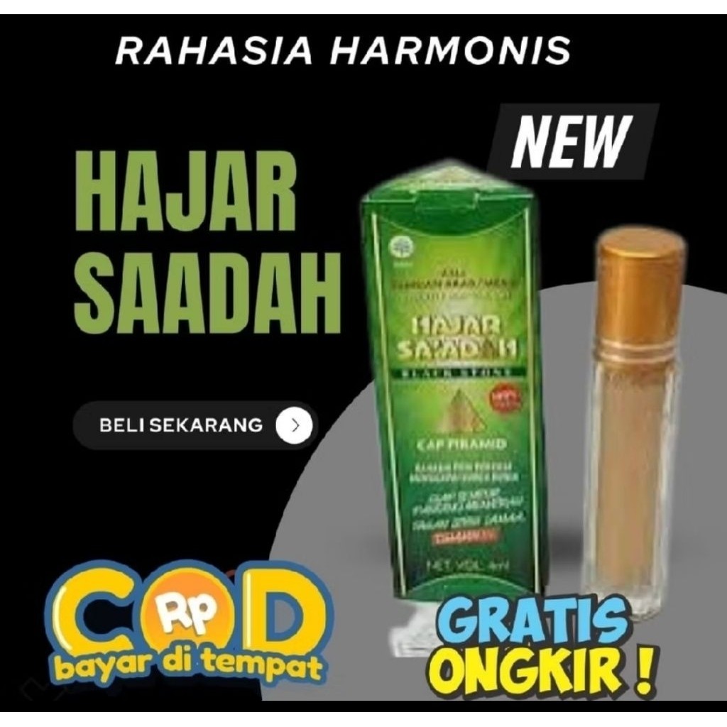 hajar sa'adah oles asli 100% original kuat tahan lama oles permanen