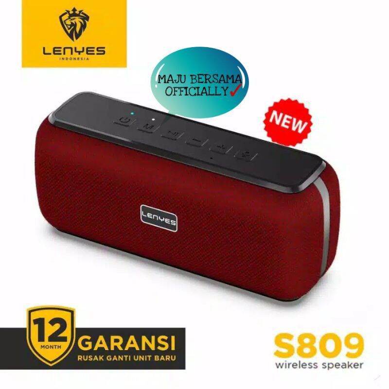 [MB] LENYES S809 60W MaxxAudio DSP wireless bluetooth hifi stereo portable WATERPROOF / speaker blue
