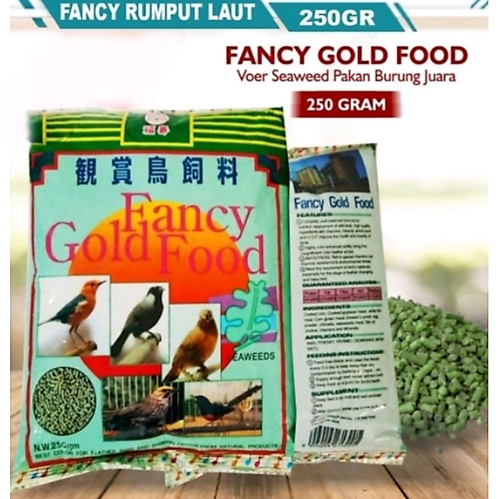 FANCY GOLD FOOD SEAWEET PAKAN MAKANAN BURUNG PUR VOER FANCY GOLD