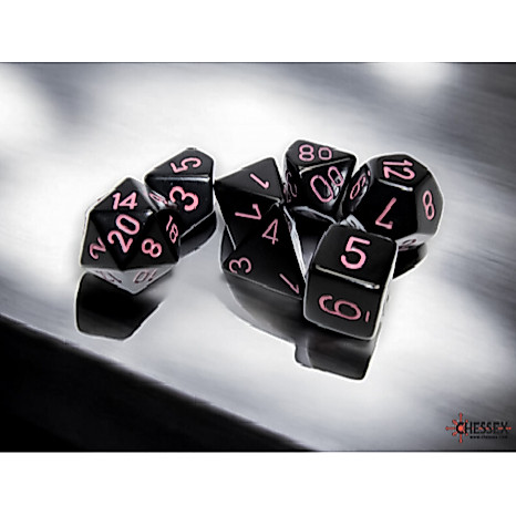 Chessex Opaque Polyhedral 7 Dice Set