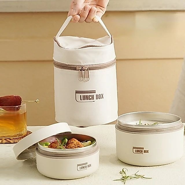 1 Set 304 Stainless Lunch Box / Lunch Box Stainless